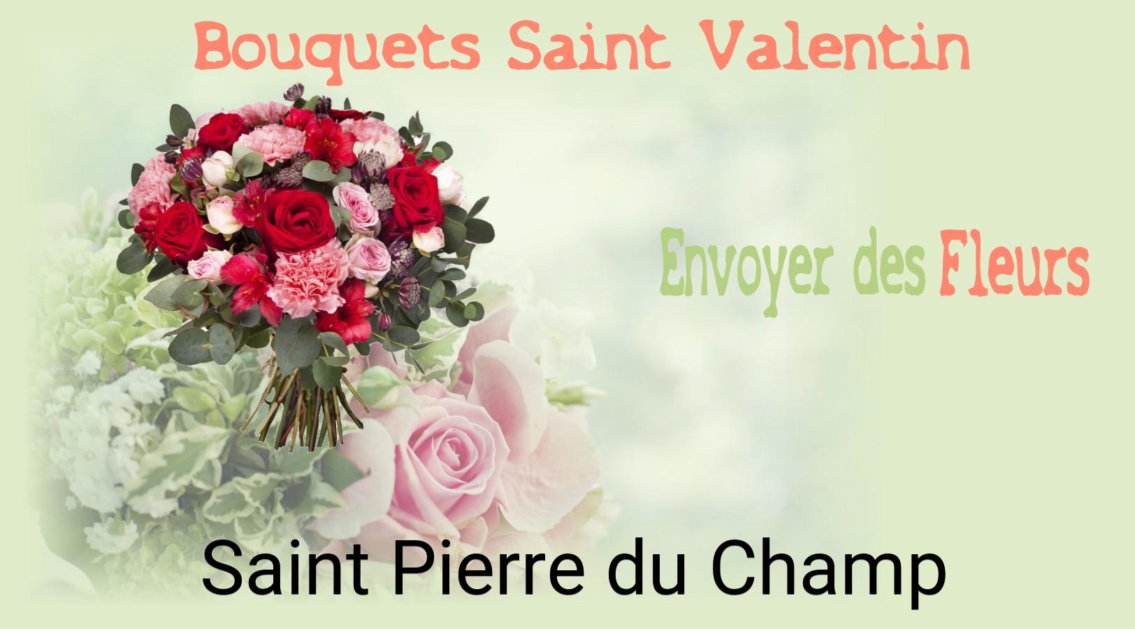 Roses de Saint-Valentin livrées à Saint-Pierre-du-Champ
